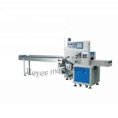 Down paper three servo pillow packaging machine